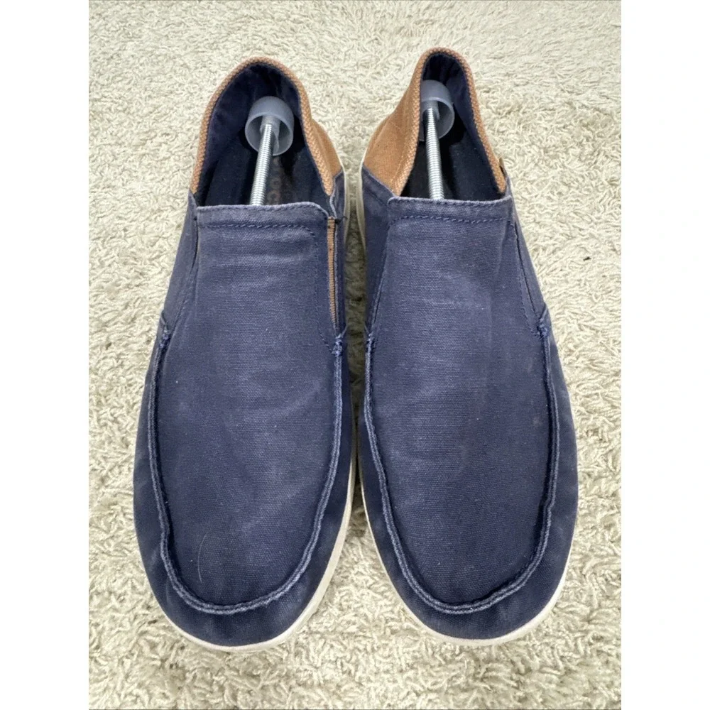 Crocs Mens Triple Comfort Navy Slip On Loafers Water Boat Shoes Size 15M Beach